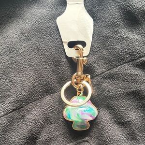 Iridescent Mushroom Keychain